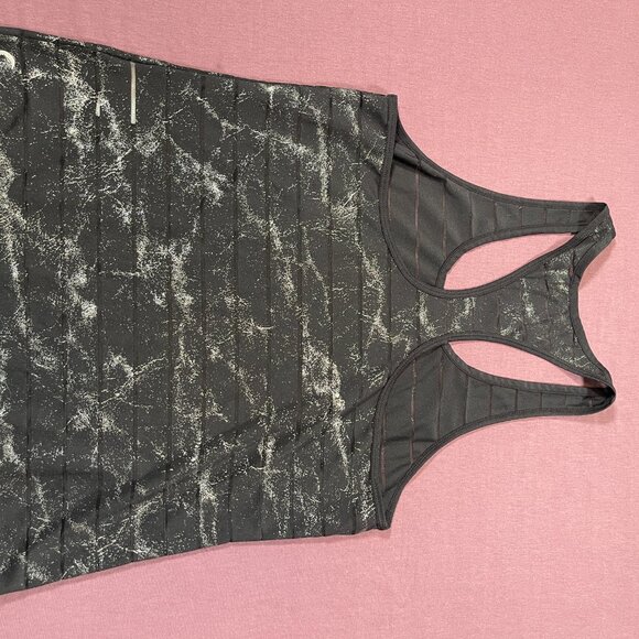 Zyia Active Black Reflective Havana Tank top/ Racerback - Size Small - Picture 4 of 4